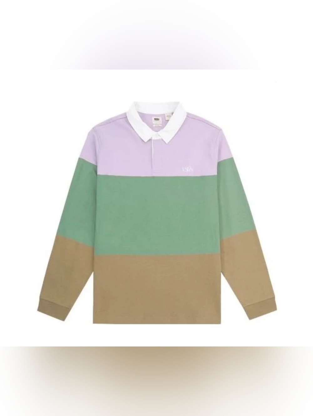 Levis Colorblock Long Sleeve Rugby Shirt
